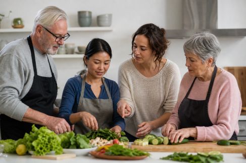 Apprendre les bases de la nutrition en cuisinant ensemble : astuces concrètes
