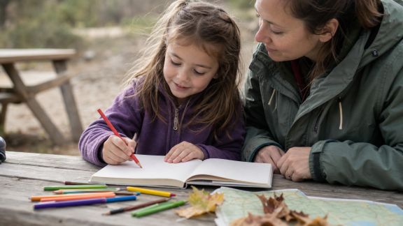 Créer un carnet de voyage ludique pour impliquer les enfants durant les sorties